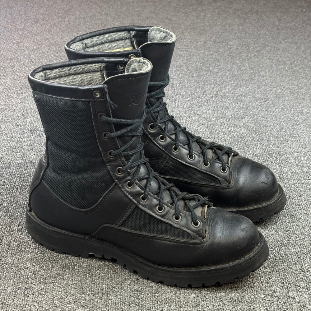 Danner Unis Acadia Work Boot Men Black 10 D Leather Waterproof USA Made 21210